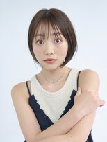 ピークアブー アヴェダ アトレ恵比寿(PEEK-A-BOO AVEDA) 前髪あり大人小顔ショートボブ/30代40代50代/岡野亘希