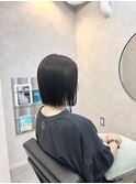 【地毛風】　縮毛矯正　ボブ　ストレート　髪質改善　銀座　