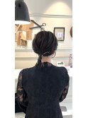 金箔ヘアセット