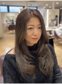 【ハイレイヤー×白髪ぼかし/30代40代50代60代】