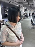 ボブ/ブルーブラック/ケラチントリートメント