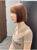 くびれヘア/顔周り/韓国/ボブ/レイヤーカット/前髪/カラー錦糸町