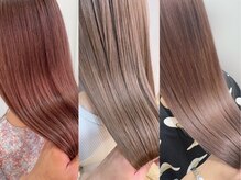 【ダメージ98％offを実現！ハイトーン好きに♪】話題のケアブリーチWカラー ￥17900