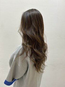 ヘアーライズ 池袋東口店(hair RISE) エアータッチバレイヤージュシークレットハイライトラベンダー