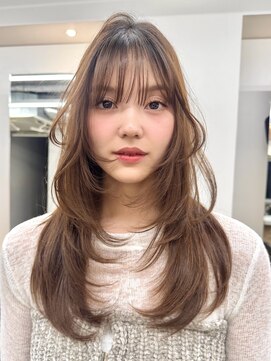 アビー(ABBEY3) レイヤーカットミディアムレイヤー顔周りレイヤーハッシュカット