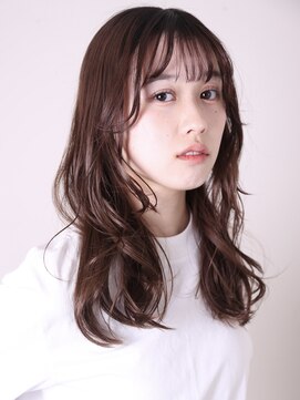 ヨファ ヘアー(YOFA hair) 似合わせカット30代40代50代黒髪小顔レイヤーセミロング1103