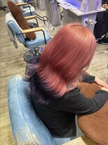 ヘアーディア(Hair...DiA)&nbsp;ピンク×裾バイオレット