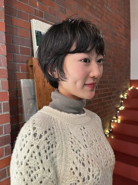（stylist高橋）ショートボブパーマ