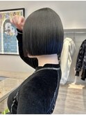 スリックストレートボブ