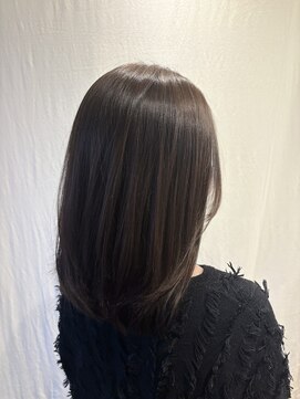 ココカラヘアー ニコ(cococara hair nico) グレージュカラー/表面レイヤー