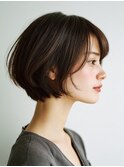 ミルクティーブロンド/ダークブルー/デジタルパーマ/阿佐ヶ谷