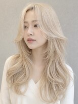 プライズ 表参道原宿店(prize)&nbsp;ブリーチダブルカラーホワイトベージュカラー原宿