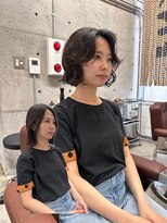 ニーム 栄(nimes)&nbsp;ボブパーマ・大きめカールのパーマ