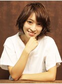 大人の柔らかカールボブ