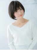 ナチュラル　ショートボブ
