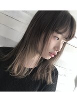 ナイーブヘアデザイン(NAiVE HAIR DESIGN)&nbsp;【NAiVE hair】グレージュカラーミディアム