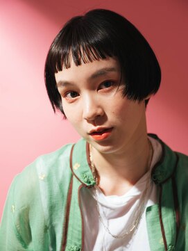 フェイバリットガーデン(FAVORITE GARDEN) 【favorite garden】外国人風大人かわいいパッツンショートbob♪