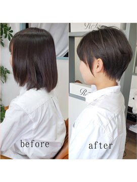 アイル(I'll) [Hair Make I`ll 奈良]ビフォーアフター