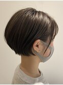 耳掛けショートボブ【担当:梶塚裕人】