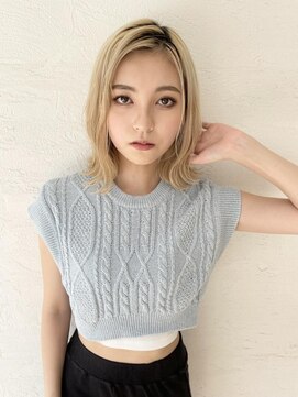 オーロ 西大寺店(ORO) ナチュラルミディボブ