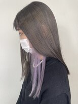 ナチュラルプラス 清水町店(natural+) 自然カラー□【オリーブグレージュ×ロイヤルパープル】