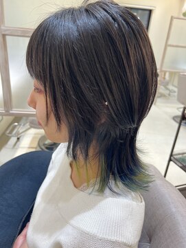 アンソル 戸田店(N'SOL) ウルフ×インナーカラー