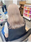 バニラベージュ/セシルカット/プラチナベージュ/結べるボブ/韓国