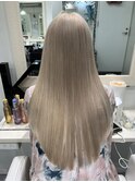 ホワイトアッシュブロンド☆