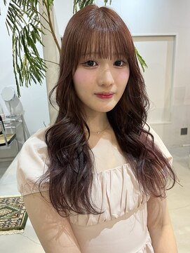 レンク(LENC) ブリーチなしのダブルカラー ラベンダーピンク