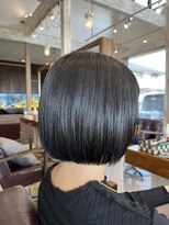 ラ メール ヘア デザイン(La mer HAIR DESIGN)&nbsp;艶髪ミニボブ/ブルーブラック