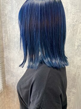 ミリ 久留米(miri..) NOBU 久留米 ブリーチ ブルー