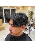 センターパートルーズスパイラル