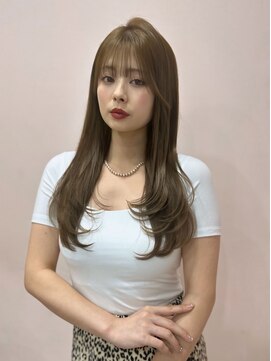 ボタン シブヤ(VOTAN SHIBUYA) 韓国ヘア/顔まわりカット/顔まわりレイヤーカット/前髪あり