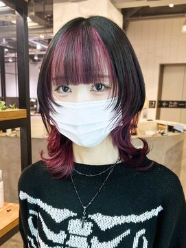 アイティー バイ アルバム 浦和店(IT by ALBUM) ベビーピンクくびレイヤーエモージュニュアンスカラー_ba487191