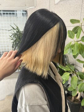 ステラゴーマルイチ(STELLA 501) 【インナーカラー】抜きっぱなしブロンドヘア