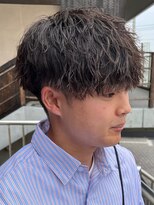 アイズ 海老名(AIZU)&nbsp;ツイストスパイラルパーマ メンズカット メンズパーマ 眉毛