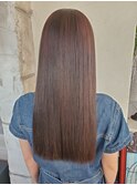 20代30代40代大人可愛い髪質改善カラー艶感ストレート透明感