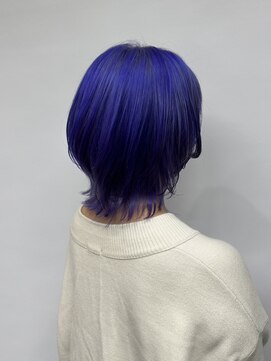 ヘア イノウエ HAIR INOUE パープルウルフショート