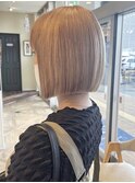 ボブに似合うハイトーンカラー