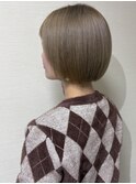 #小顔似合わせ切りっぱなし愛されボブ