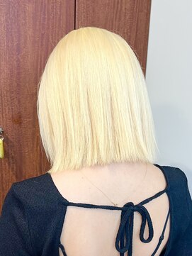 スタニング 渋谷(STUNNING.) レイヤー/ボブ/ケアブリーチ/ダブルカラー/ハイトーン【修】