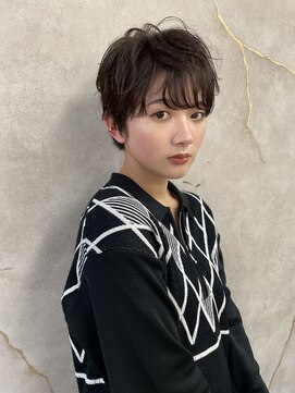 ロンドロゼ 池袋(Lond rose) ♪ミニウルフレイヤーカット顔周り前髪韓国ショートボブ/池袋