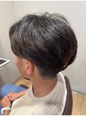センターパートナチュラルパーマ☆