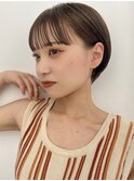 耳掛けショートボブ