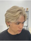 ブロンドベージュ/メンズハイトーン
