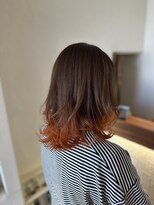 ラフィ(Laffy)&nbsp;裾ブリーチでグラデーションカラー♪