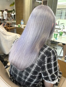 サンク 原宿 表参道(cinq) 原宿ラベンダーグレージュカラーミルクティーアッシュレイヤー