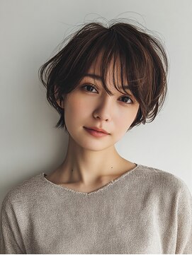 ロディーナコク 大口 新子安(rodina.coc) クラゲヘアー/小顔に見せるヘア/ココアベージュ/大口子安新子安
