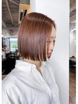 キーゴ 博多(KY-GO.) pink brown ピンクブラウン/ボブ