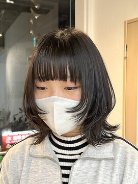 トト 船橋店(toto.) ◇ココアベージュ小顔オリーブグレークラゲヘアーショート[船橋]